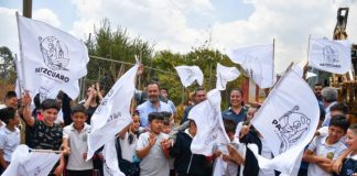 Julio Arreola da banderazo de inicio a obras en las colonias Lázaro Cárdenas y Jacarandas
