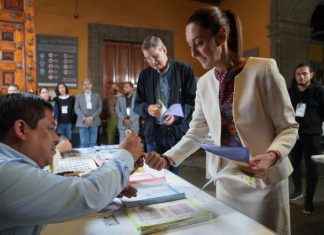 Claudia Sheinbaum emitió su voto para elección del Poder Judicial