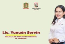 Asume Yunuén Servín, presidencia municipal de Tacámbaro, como encargada de despacho