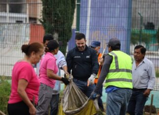 Yankel Benítez encabeza jornada de limpieza en colonia Ignacio Zaragoza