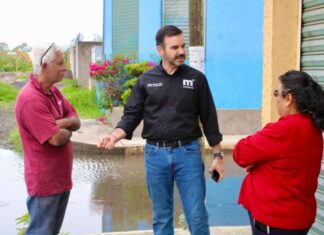 Yankel Benítez encabeza supervisión de niveles de ríos y drenes