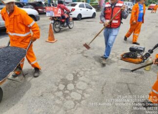 Gobierno de Morelia responde con acciones inmediatas de bacheo; interviene salida a Charo