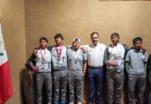 Julio Arreola reconoce a jóvenes deportistas de Urandén que triunfaron en la Olimpiada Nacional 2025