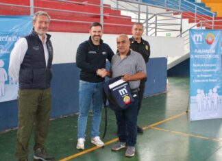 Reciben encargados del orden de Morelia, mochilas de emergencia