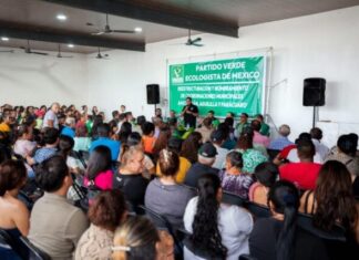 Reconoce Ernesto Núñez Aguilar el fortalecimiento del Partido Verde en Tierra Caliente