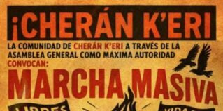 Este miércoles, marcha masiva de Cherán; saldrán de Casa Michoacán a las 11:00 hrs