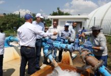 Gobierno de Alfonso Martínez garantiza abasto de agua en Villa Magna con nueva línea de conducción