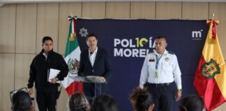 Anuncia Alfonso Martínez más policías, cámaras y C4 para Morelia