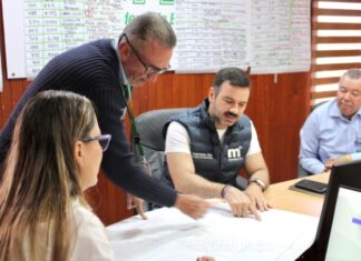 Yankel Benítez y vecinos de Ríos Mexicanos avanzan en gestiones para regularizar servicio ante CFE