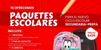 Vicente Gómez apoya a la población con la entrega de paquetes de útiles escolares subsidiados