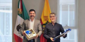 Recibe Yankel Benítez a embajador de Colombia