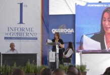 Rinde Alma Mireya González Sánchez su Primer Informe de Gobierno
