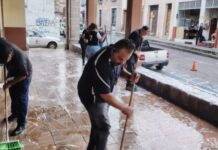 Gobierno de Morelia realiza limpieza integral del Mercado Nicolás Bravo