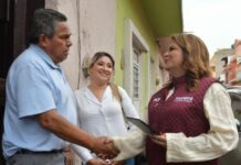 Continúa Fabiola Alanís con jornada de afiliación y reafiliación a Morena en Venustiano Carranza y Jiquilpan