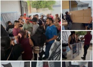 Adriana Campos Huirache entrega apoyos para las familias de Jacona
