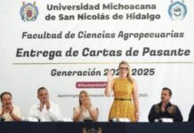 Yarabí Ávila compromete impulsar a la Facultad de Ciencias Agropecuarias de Apatzingán