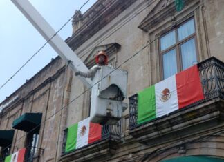 Morelia se engalana para recibir las Fiestas Patrias