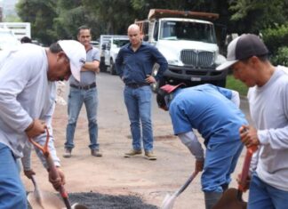 Adolfo Torres supervisa conclusión de trabajos en Boulevard García de León; circulación abierta en su totalidad
