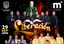 Presenta Gobierno de Morelia cartelera completa para baile del 29 de septiembre
