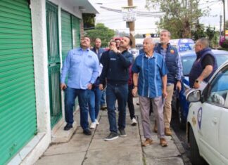 Yankel Benítez encabeza operativo de ordenamiento comercial en la colonia Mariano Michelena