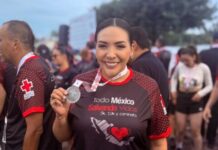 Adriana Campos Huirache se suma a la carrera “Todo México Salvando Vidas” en Zamora