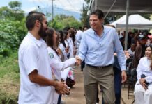 Alfonso Martínez supervisa obras del Acuaférico; beneficiarán al 80% de las y los morelianos