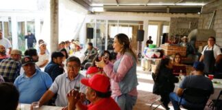 Diputada Brissa Arroyo escucha a militancia y liderazgos perredistas del Oriente Michoacano