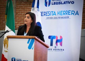 Presenta diputada Tere Herrera primer informe legislativo