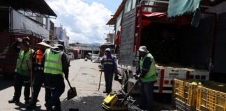 En distintos puntos, Gobierno de Morelia realiza acciones de bacheo y mantenimiento vial
