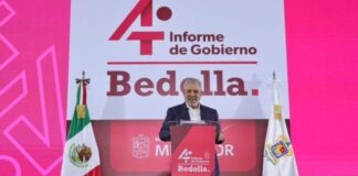 Para Uruapan, 600 mdp estatales para obras en 2026, anuncia Bedolla en su informe regional