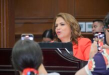 Fabiola Alanís: en Michoacán no habrá tregua ni complicidad con la extorsión