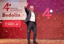 Bedolla presenta informe regional en Zamora; anuncia modernización carretera