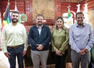 En estrecha coordinación GPPRD con el Secretario de Gobierno, Raúl Zepeda