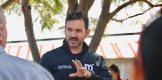 Ofrece Yankel Benítez trabajo estrecho a vecinas y vecinos de La Aldea
