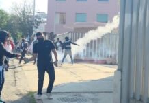 Normalistas dejan caos y destrucción en Morelia