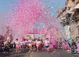 Pinktate de Rosa, pinta de color y amor el centro de Morelia
