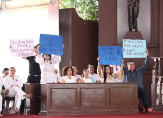 Abandonan diputados, sesión solemne en Apatzingán