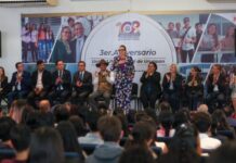 A sumar a más jóvenes en la construcción de una ciudadanía en paz, convoca Yarabí Ávila a estudiantes uruapenses