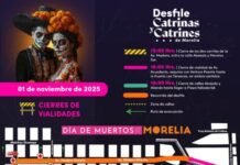 SeCultura Morelia invita a Desfile de Catrinas y Catrines