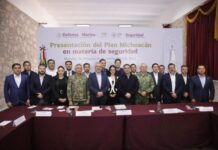 Atención y apoyo, exigencias de alcaldes en reunión con Harfuch: Bedolla