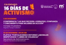 Gobierno de Morelia se une a los 16 Días de Activismo contra la Violencia hacia las Mujeres