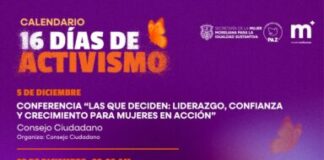 Gobierno de Morelia se une a los 16 Días de Activismo contra la Violencia hacia las Mujeres