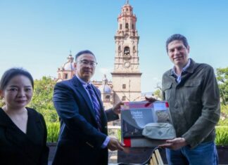 Alfonso Martínez consolida relación comercial entre Morelia y Nanning, China
