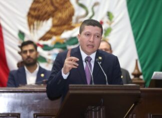 Se pronuncia Vicente Gómez por realización de sesión solemne del Congreso del Estado en Puruarán