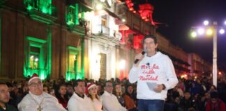 Morelia brilla más esta Navidad: Alfonso Martínez