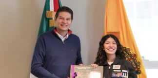 Agradece estudiante moreliana apoyo de Alfonso Martínez para obtener primer lugar en la NASA