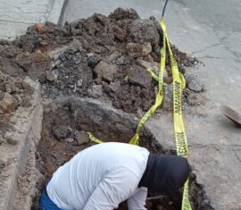 Ooapas realiza trabajos de reparación en Nicolás Bravo