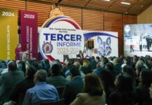 Excelencia académica: el alma de la Universidad Michoacana; Yarabí Ávila rinde Tercer Informe de Actividades