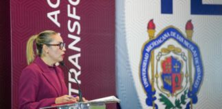 Investigación nicolaita al servicio de la sociedad, enfatiza Yarabí Ávila en Tercer Informe de Labores