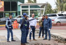 Adolfo Torres supervisa obra de red sanitaria en la zona Sureste de Morelia en beneficio de más de 150 familias